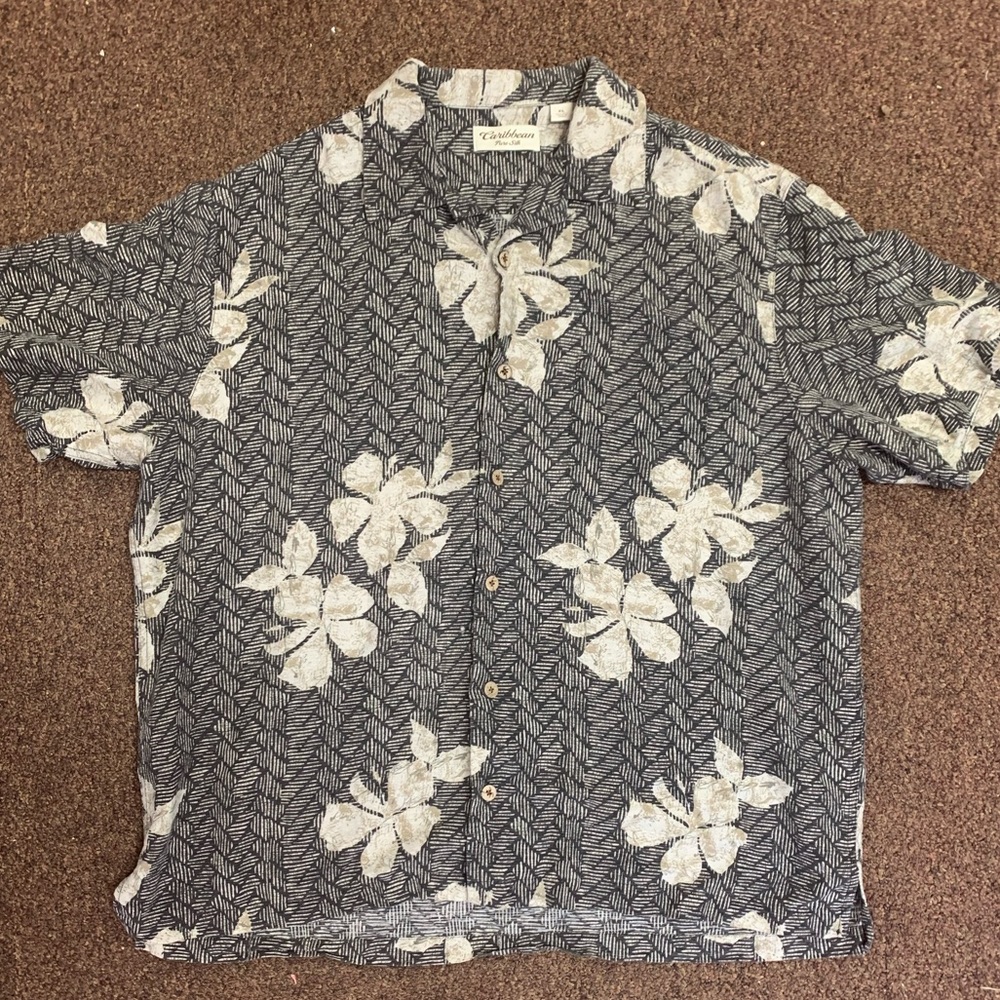 Men’s button down Caribbean top